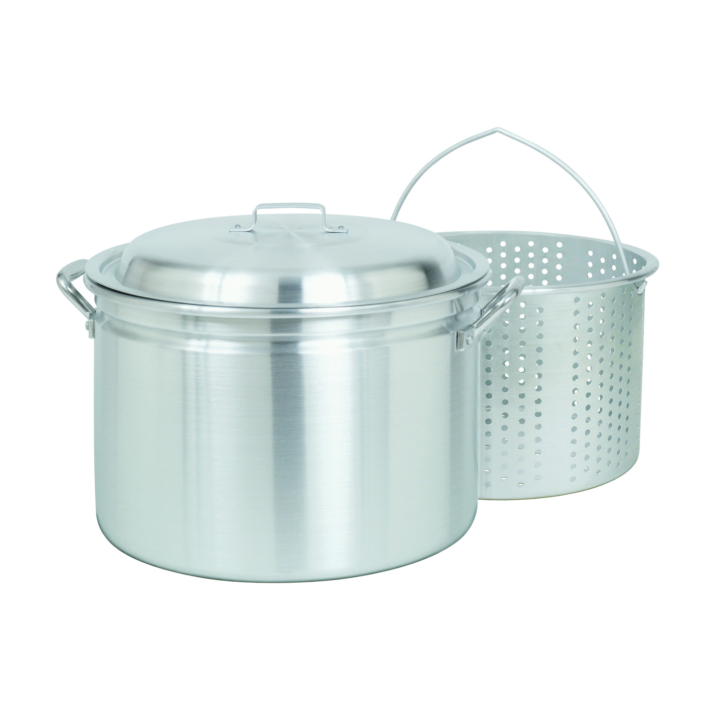 4024 Stock Pot with Basket, 24 qt Capacity, Aluminum