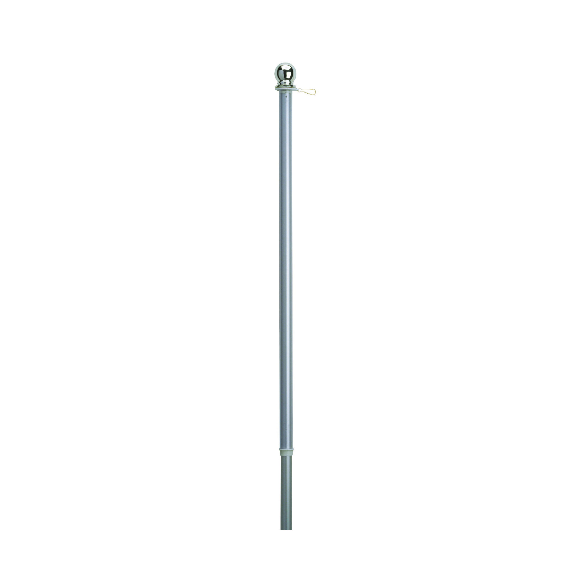 Valley Forge 60731 Flag Pole, 1 in Dia, Aluminum - 1