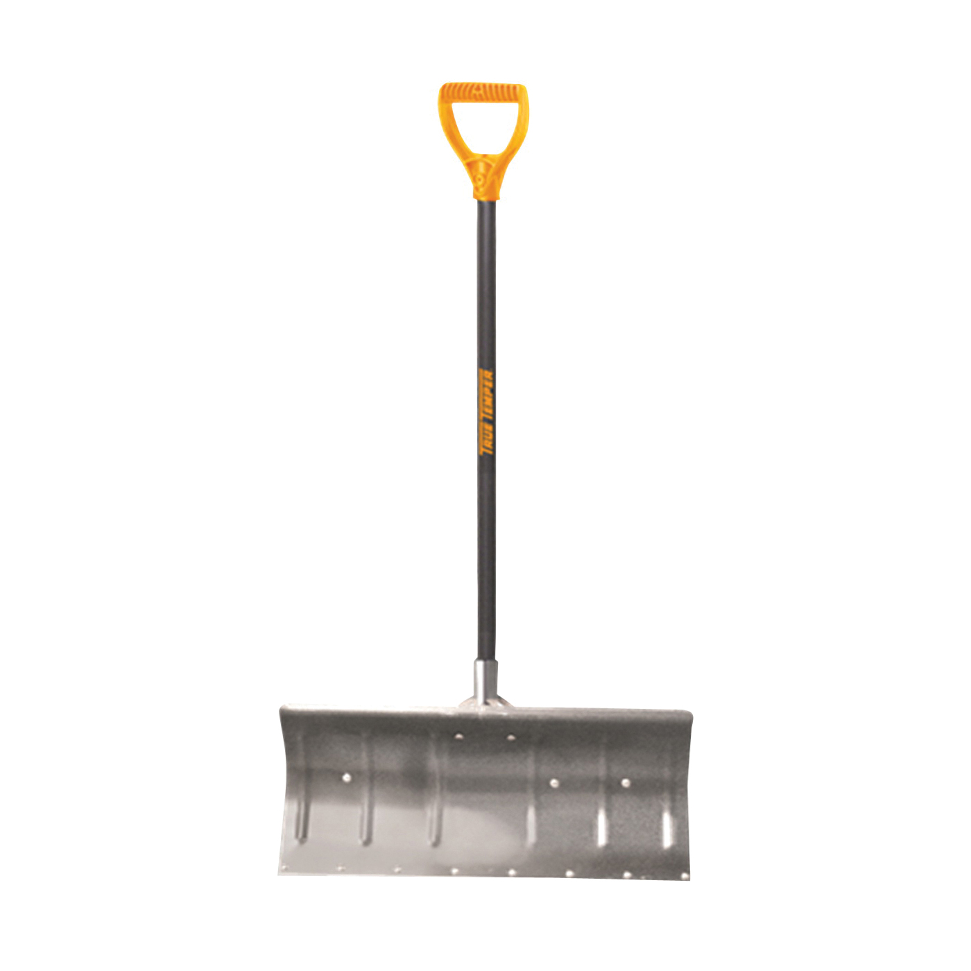 1640000 Snow Pusher, 24 in W Blade, Aluminum Blade, Wood Handle, D-Shaped Handle, 48 in L Handle