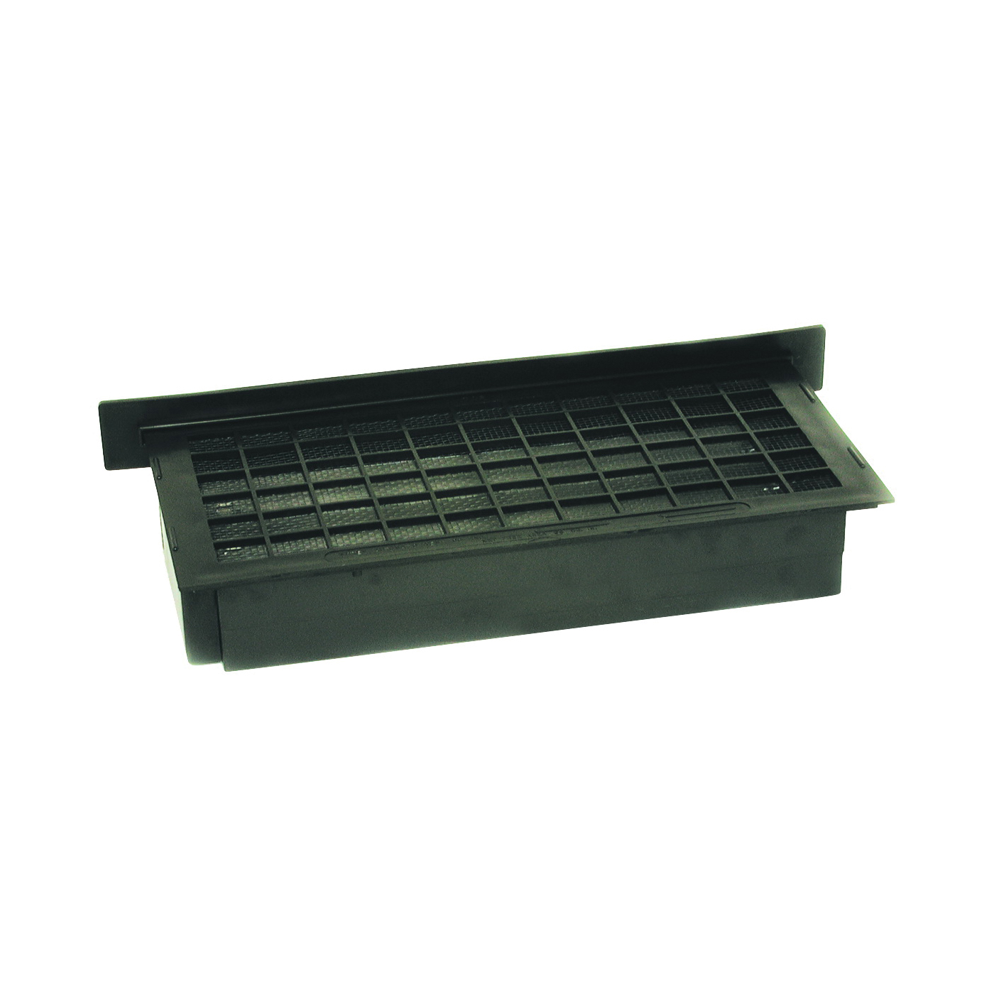 A-ELBLACK Automatic Foundation Vent, 62 sq-in Net Free Ventilating Area, Mesh Grill, Thermoplastic