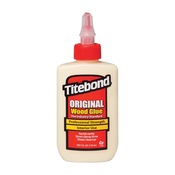 Titebond 5062 Wood Glue, Yellow, 4 oz Bottle - 1