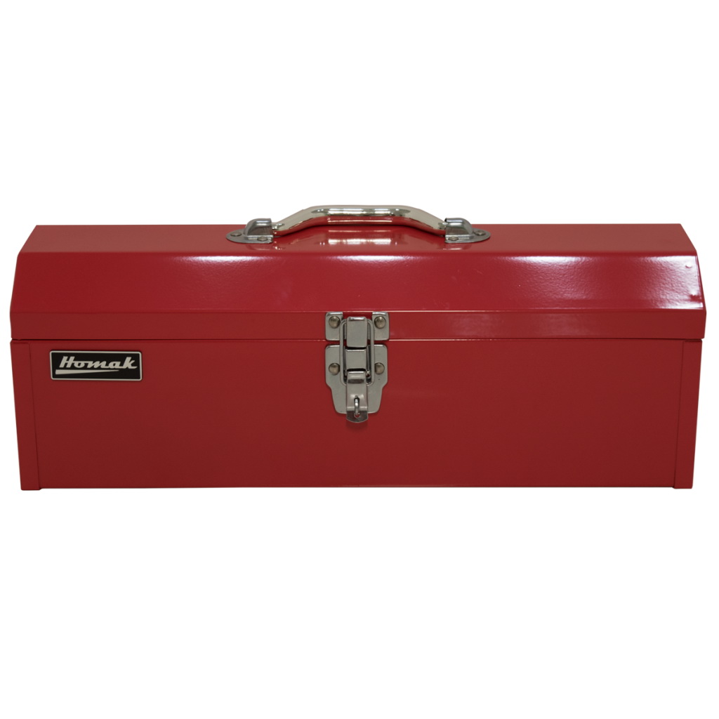 RD00119200 Tool Box, 741 cu-in, Steel, Red, 6 x 19 x 6-1/2 in Outside