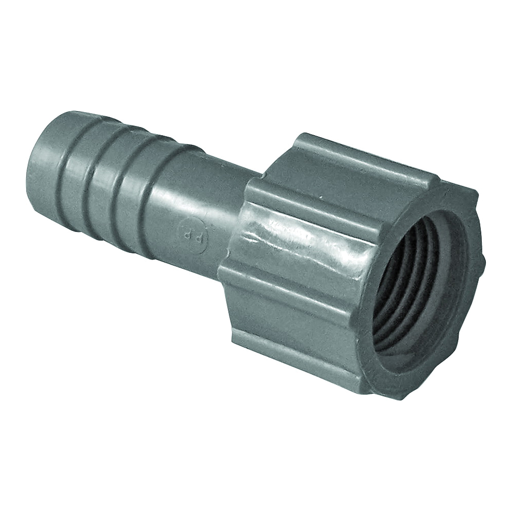 350305 Adapter, 1/2 in, Insert x FIP, Polypropylene/PVC