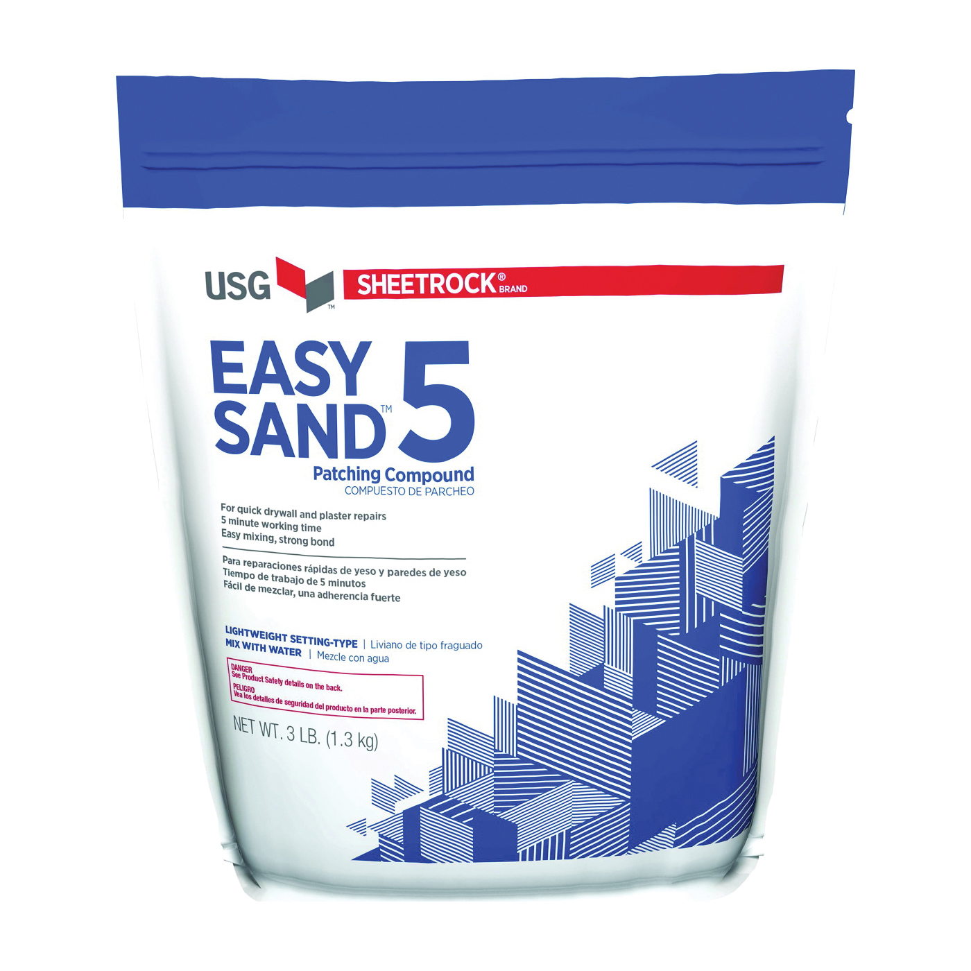 Easy Sand 384024 Joint Compound, Powder, Natural, 3 lb