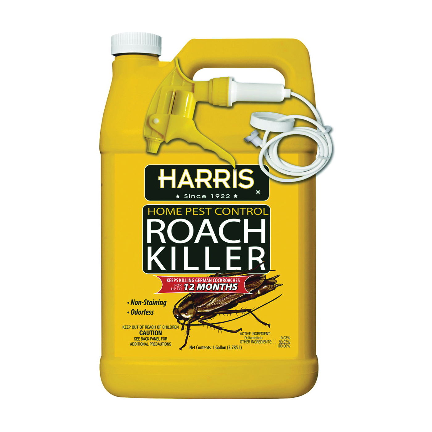 HRS-128 Roach Killer, Liquid, Spray Application, 1 gal