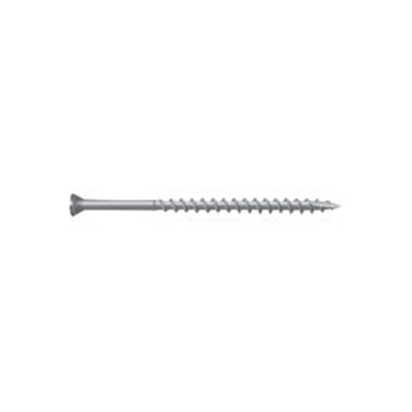 0350100S Screw, #8 Thread, 1-5/8 in L, T15 Drive Size, 316 Stainless Steel, Trim Head, Star Drive, Type 17 Slash Point, 100 PK