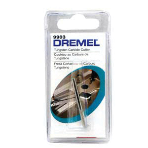 Dremel 9903 Cutter, 1/8 in Dia, 1-1/2 in L, 1/8 in Dia Shank, Tungsten Carbide