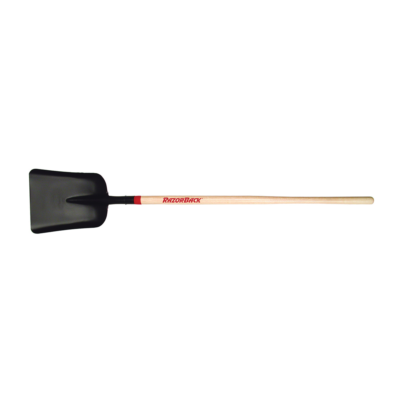 79805 Scoop Shovel, 11.325 in W Blade, 14-1/2 in L Blade, Steel Blade, Hardwood Handle, Long Handle