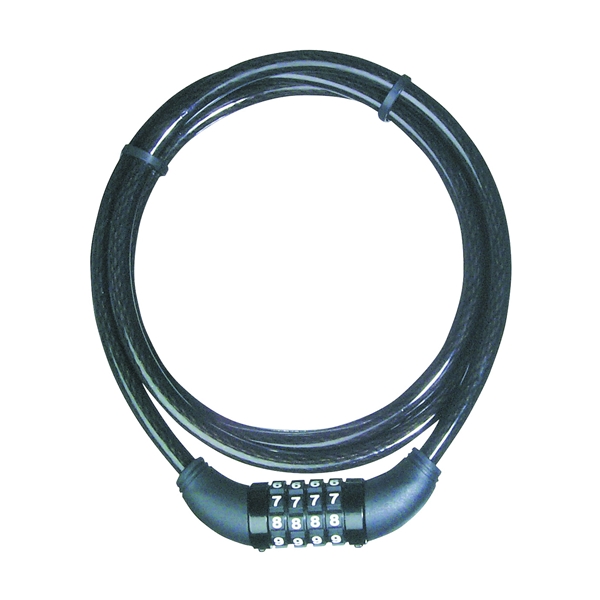 8119DPF Flexible Cable Lock, Steel Shackle