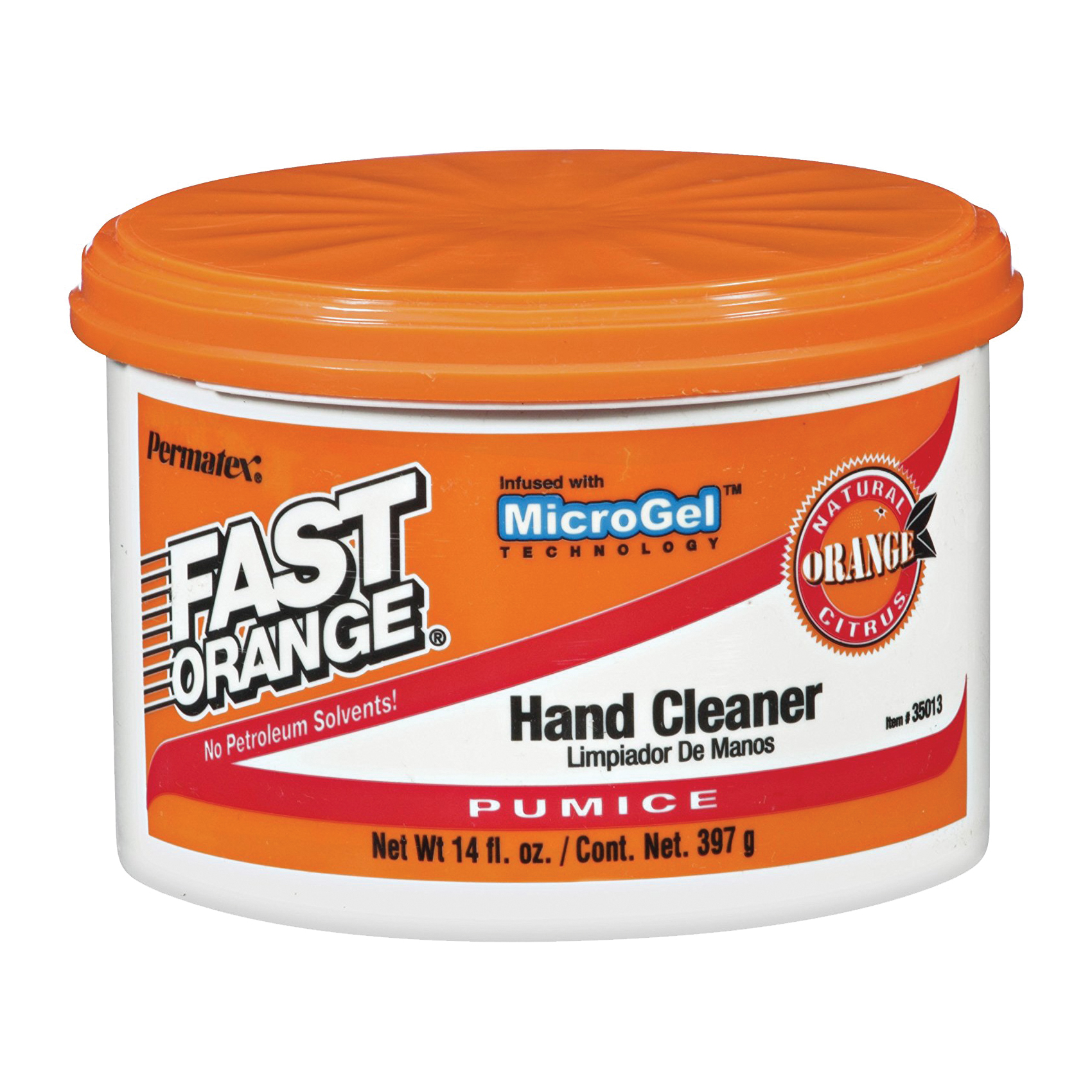 35013 Hand Cleaner, Paste, White, Citrus, 14 oz Tub