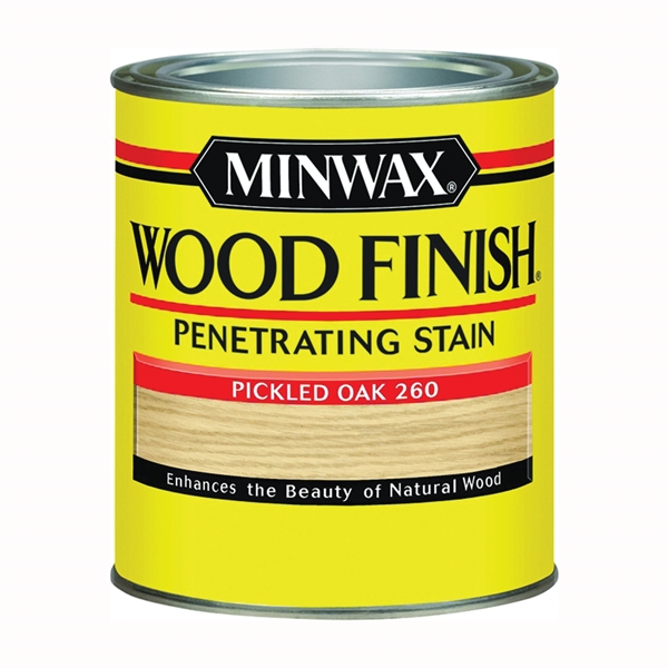 Minwax 70042444 Wood Stain, Pickled Oak, Liquid, 1 qt, Can