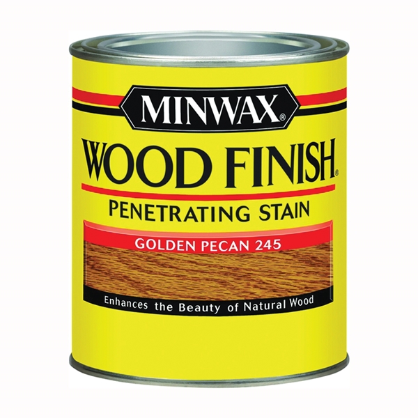 70041444 Wood Stain, Golden Pecan, Liquid, 1 qt, Can