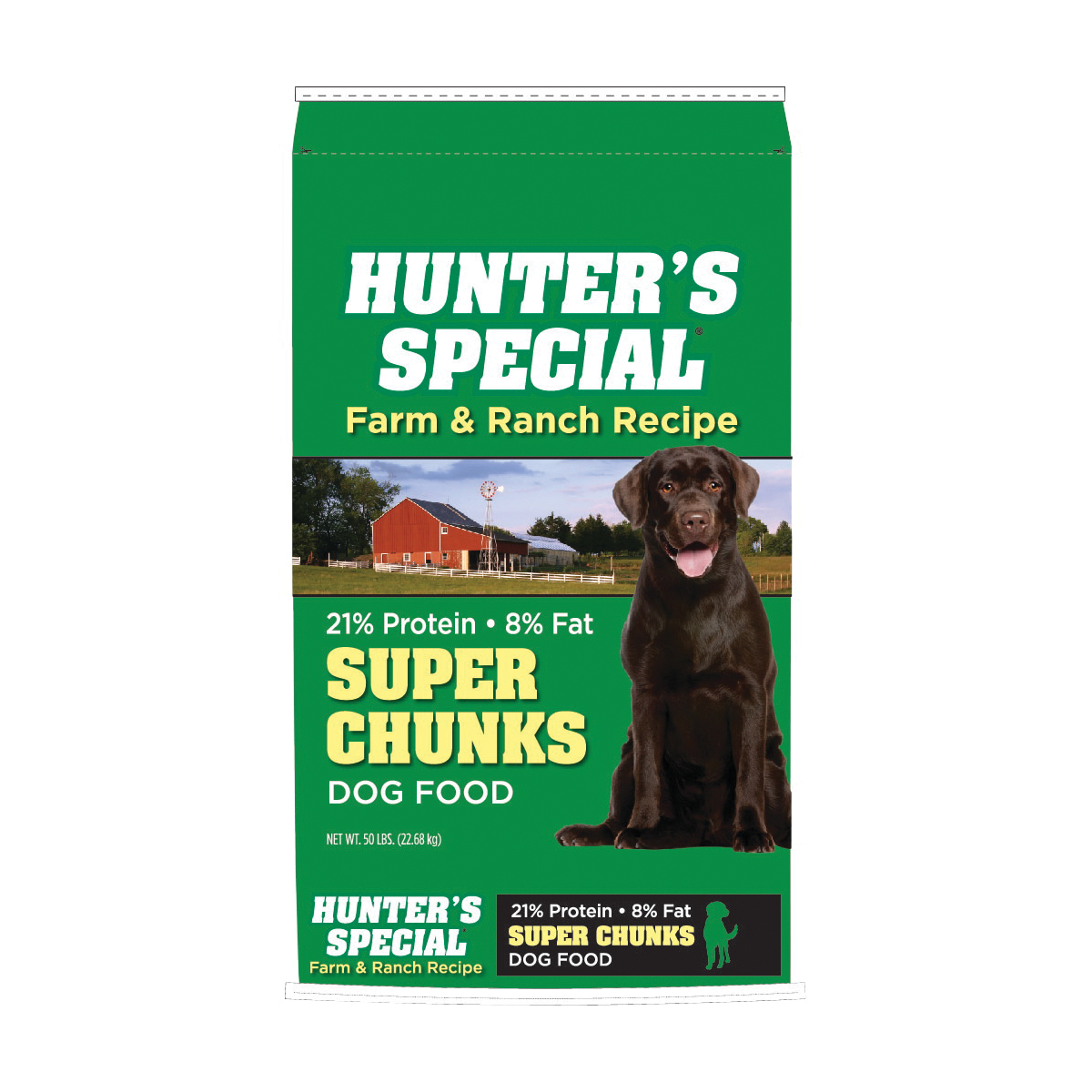 Hunter's Special 10182 Dog Food, 50 lb Bag