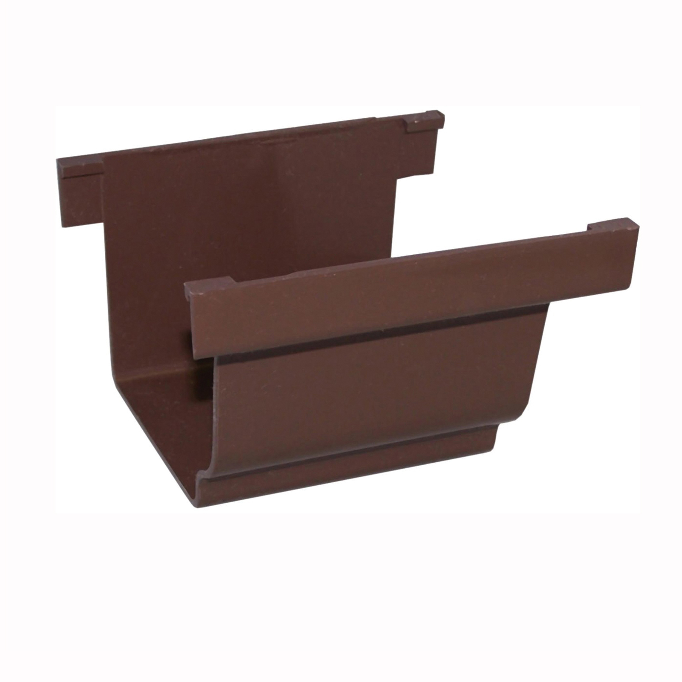 GENOVA AB105K Genova AB105K Gutter Connector, 5 in Gutter, Vinyl, Brown - 1