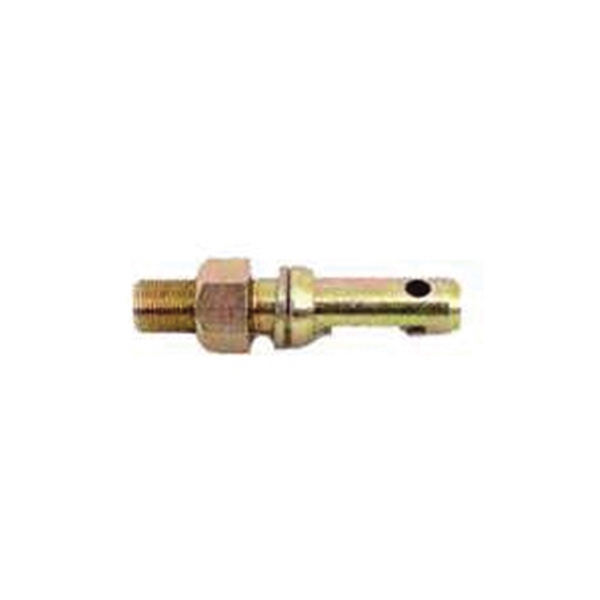 SpeeCo S07021200 Draw Pin, 1-1/8 in Dia Pin, 6-1/8 in OAL, Carbon Steel, Yellow Zinc Dichromate