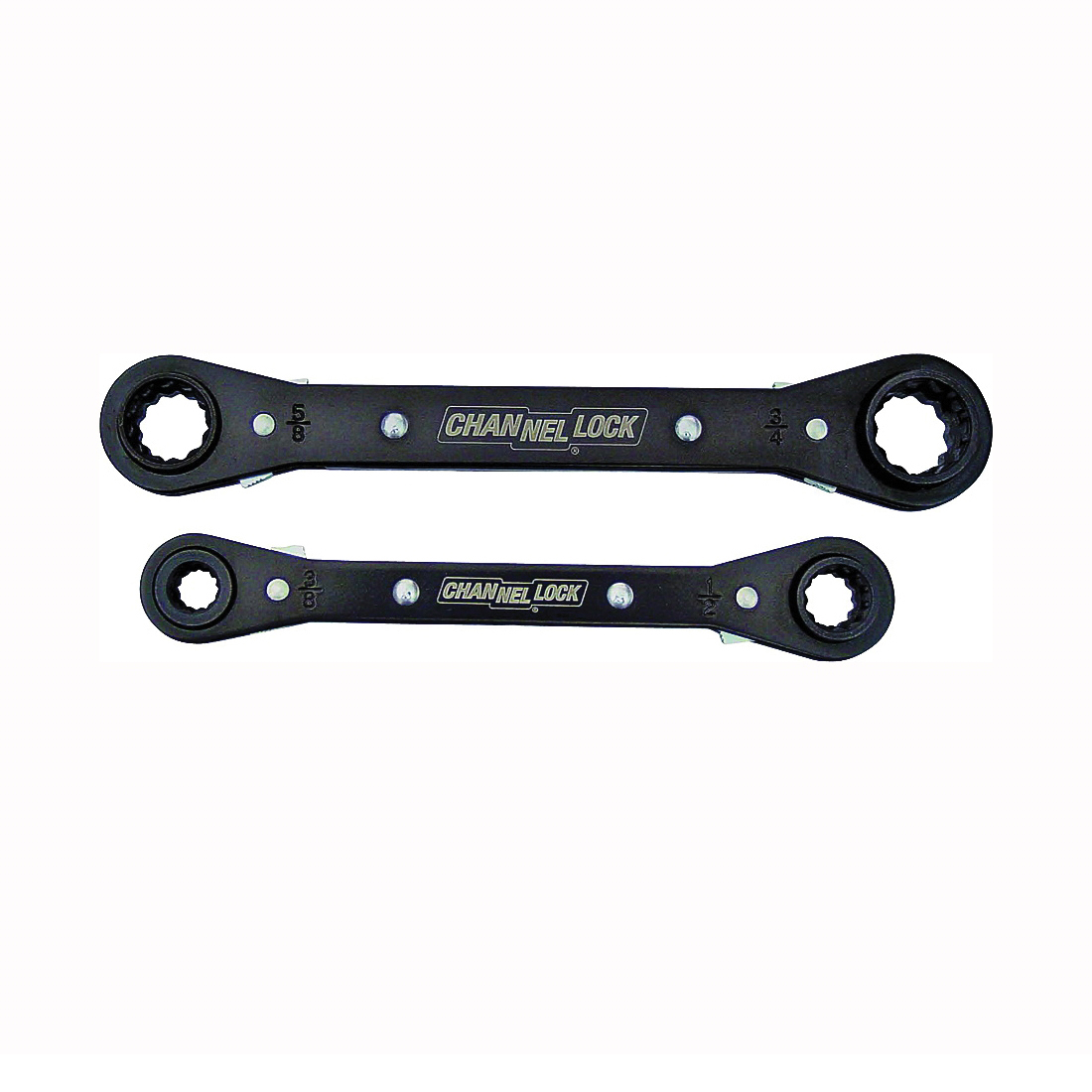 841S Wrench Set, 2-Piece, Steel, Black, Specifications: SAE Measurement