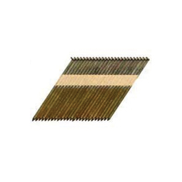 0602132 Framing Nail, 2 in L, 11-1/2 Gauge, Steel, Bright, Clipped Head, Ring Shank, 31 deg, 2,000 Count