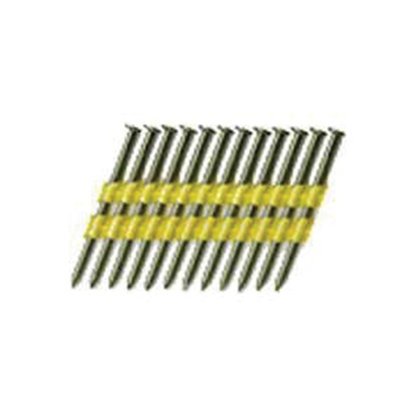 0616173 Framing Nail, Plastic Strip Collation, 3 in L, 11, Steel, Bright, Round Head, Smooth Shank, 2000/PK, 21 deg
