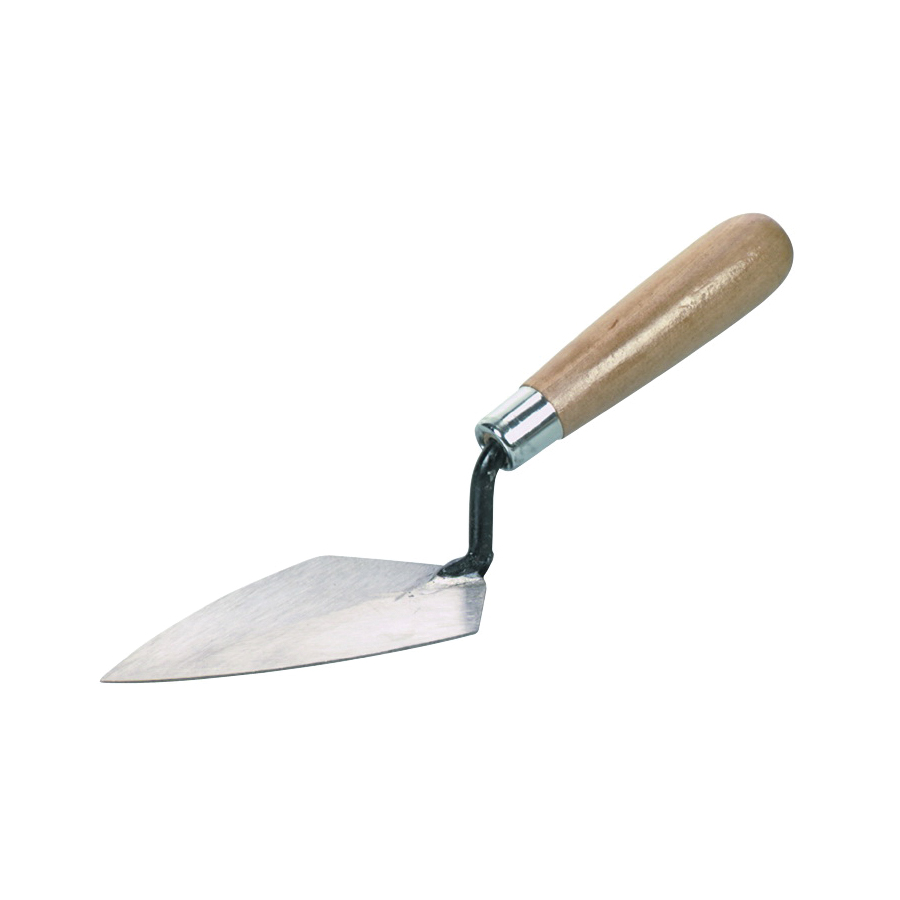 Marshalltown 95-3 Pointing Trowel, 5-1/2 in L Blade, 2-3/4 in W Blade, Steel Blade, Wood Handle - 1