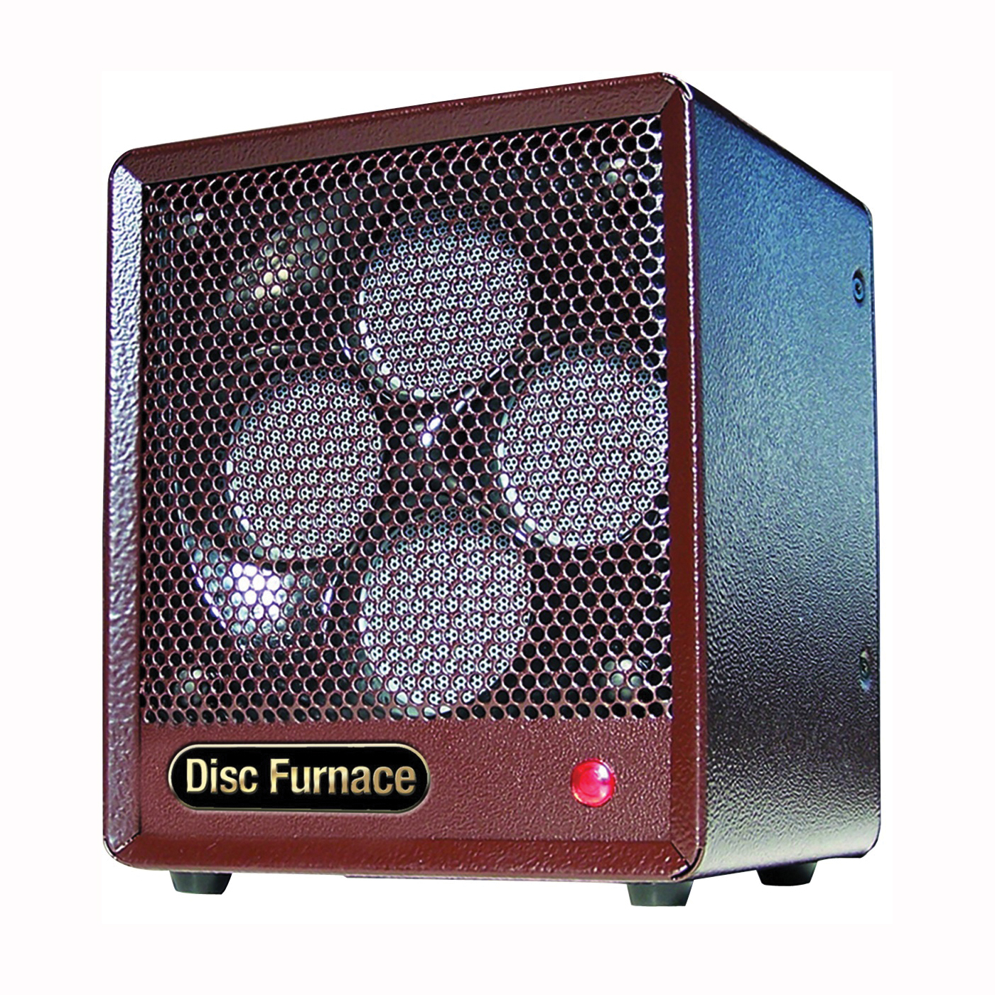 BDISC6 Electric Disc Heater, 15 A, 120 V, 1500 W, 5200 Btu Heating, 600 sq-ft Heating Area, Brown