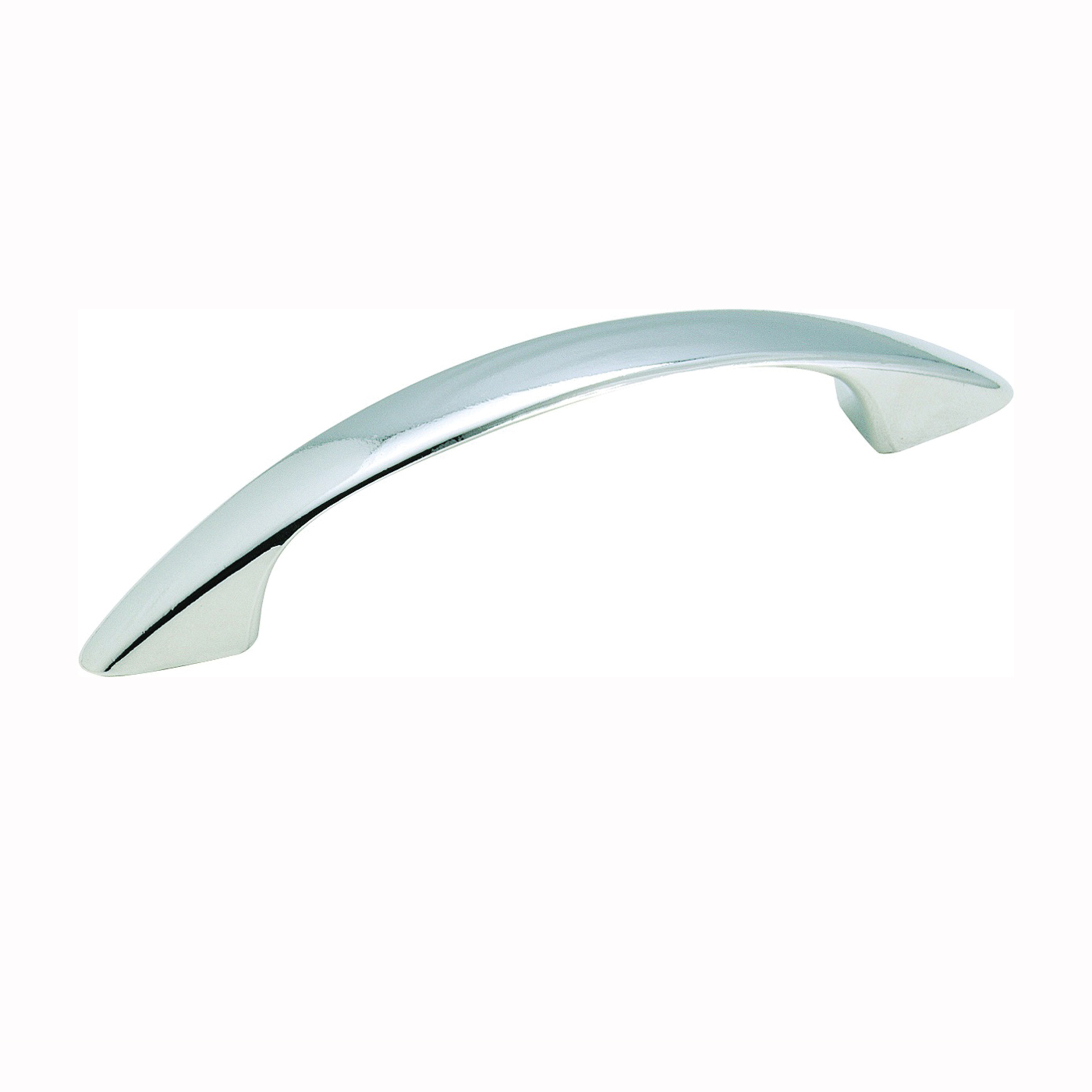 BP341626 Cabinet Pull, 4-1/16 in L Handle, 3/4 in H Handle, 3/4 in Projection, Zinc, Polished Chrome