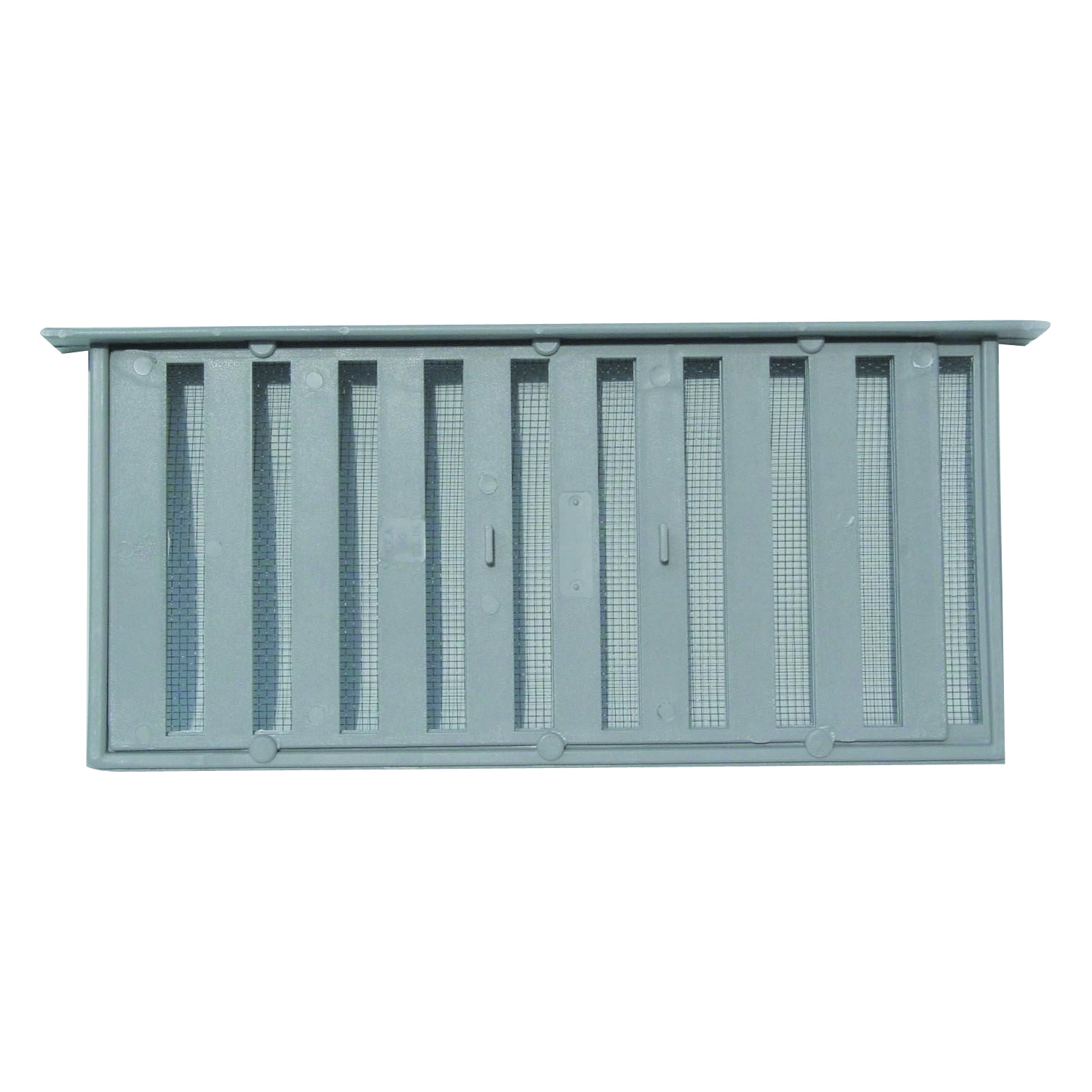 PMS-1 Foundation Vent, 40 sq-in Net Free Ventilating Area, Polypropylene, Gray