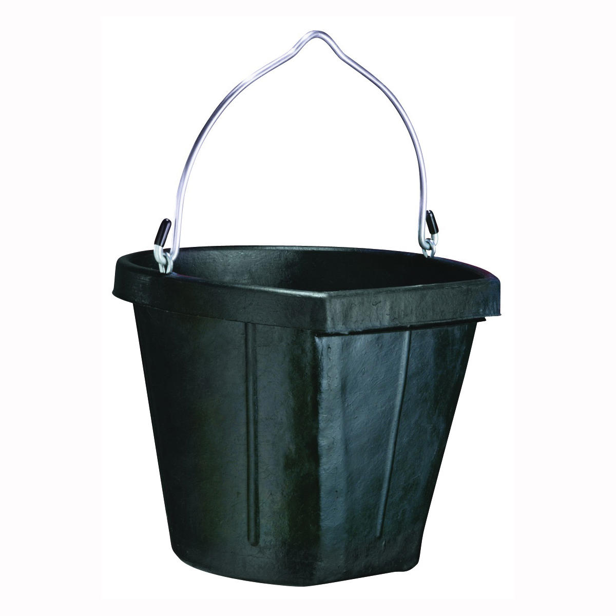 Fortex-Fortiflex B600-18 Bucket, 18 qt Volume, Fortalloy Rubber/HDPE, Black
