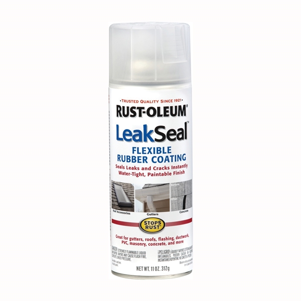 LeakSeal 265495 Flexible Sealer Clear, Clear, 11 oz, Aerosol Can