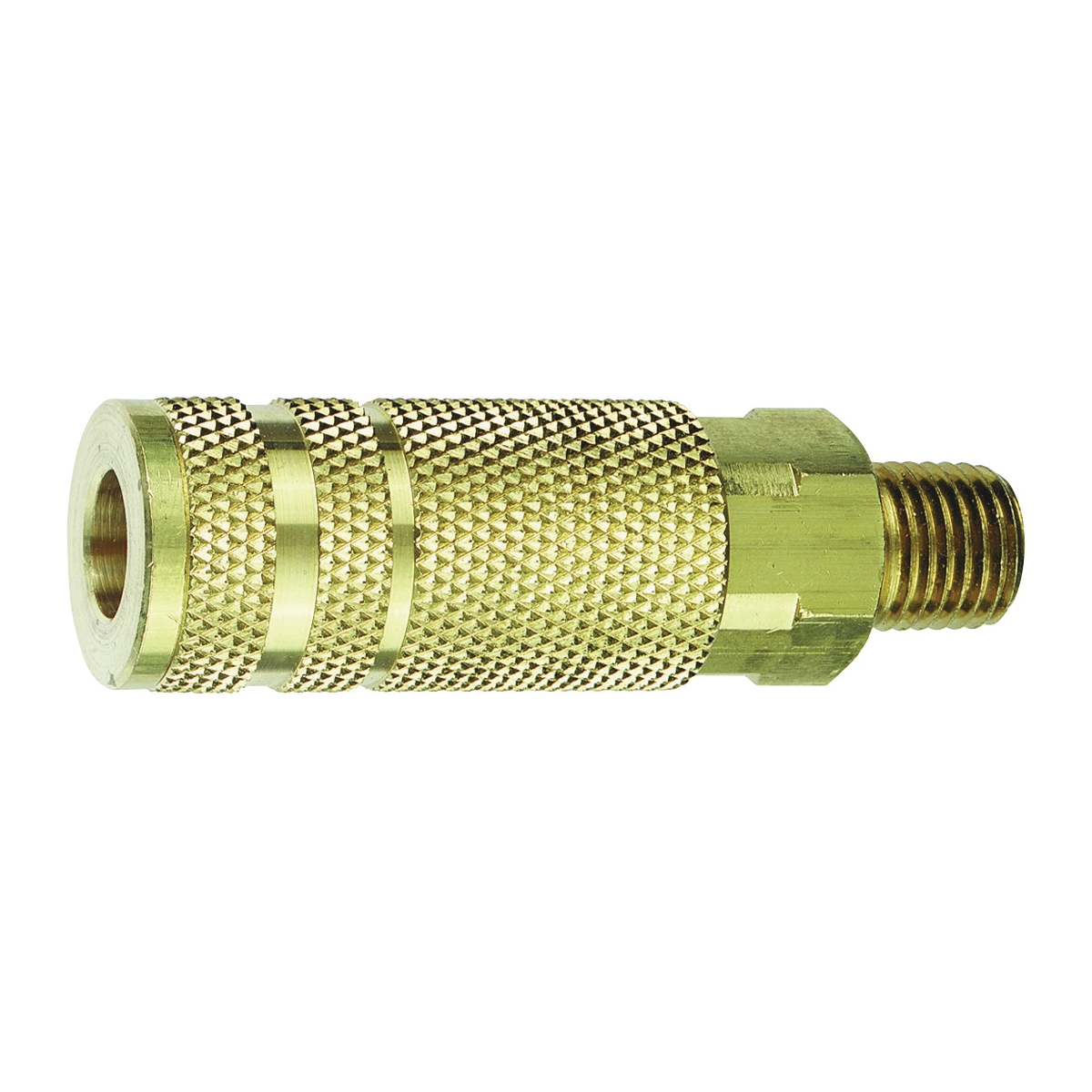 13-425 Coupler, L-Style, 1/4 in, MNPT, Steel