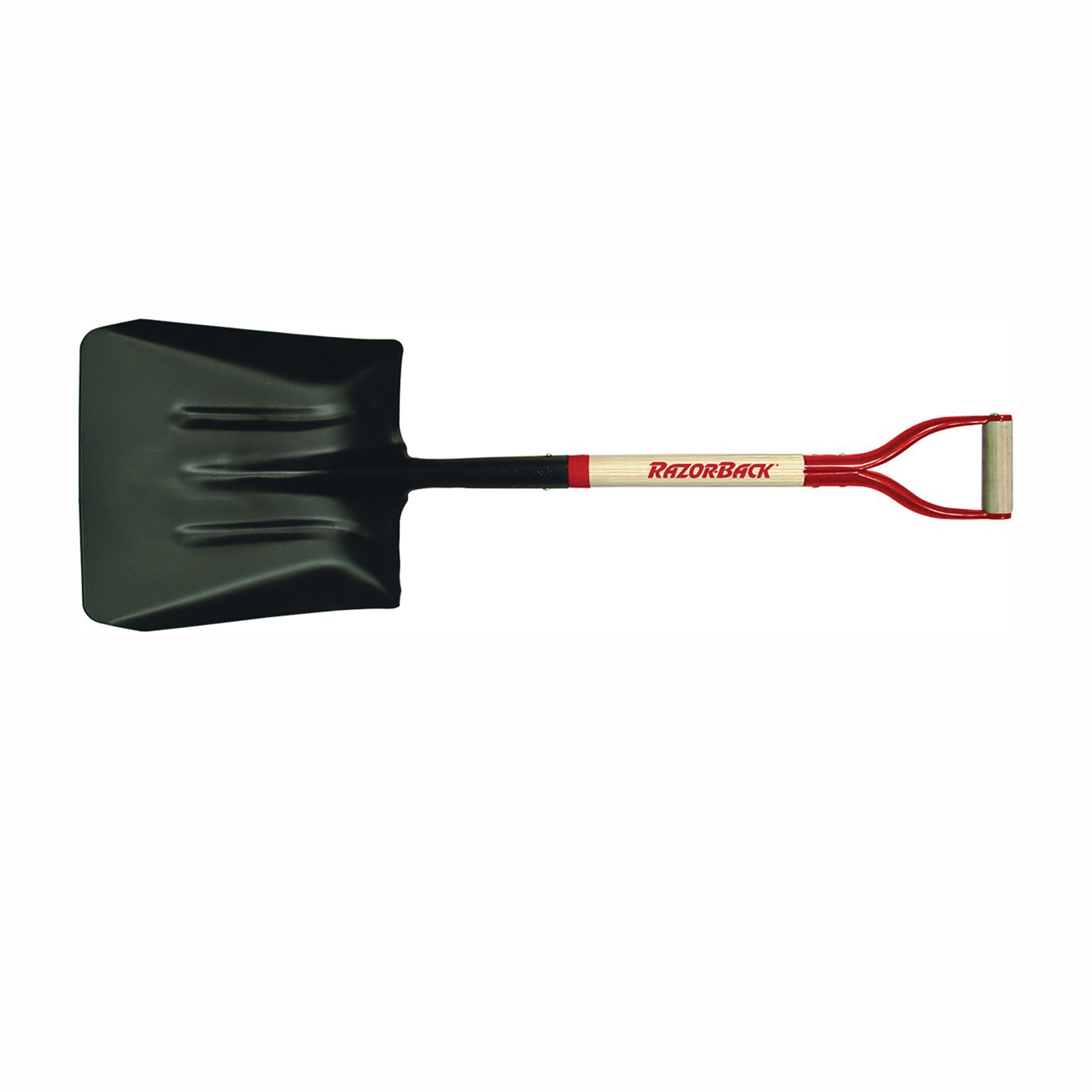 54109 Coal and Street Shovel, 13-1/2 in W Blade, 14-1/2 in L Blade, Steel Blade, Hardwood Handle