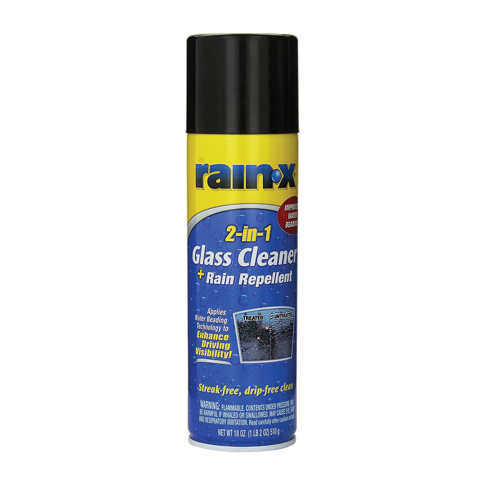 Rain-X 5080233 Glass Cleaner, 18 oz Spray Dispenser, Liquid, Fruity