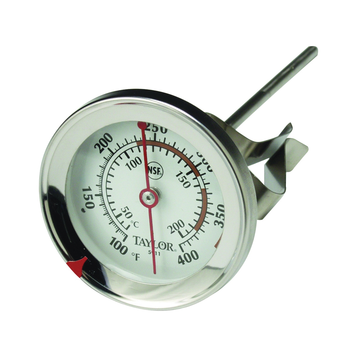 Taylor 5911N Candy/Deep Fry Thermometer, 100 to 400 deg F