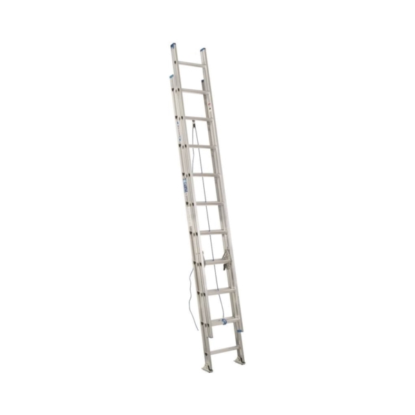 WERNER D1340-2  40 ft. Extension Ladder, 37 ft. Reach, 250 lb, Aluminum