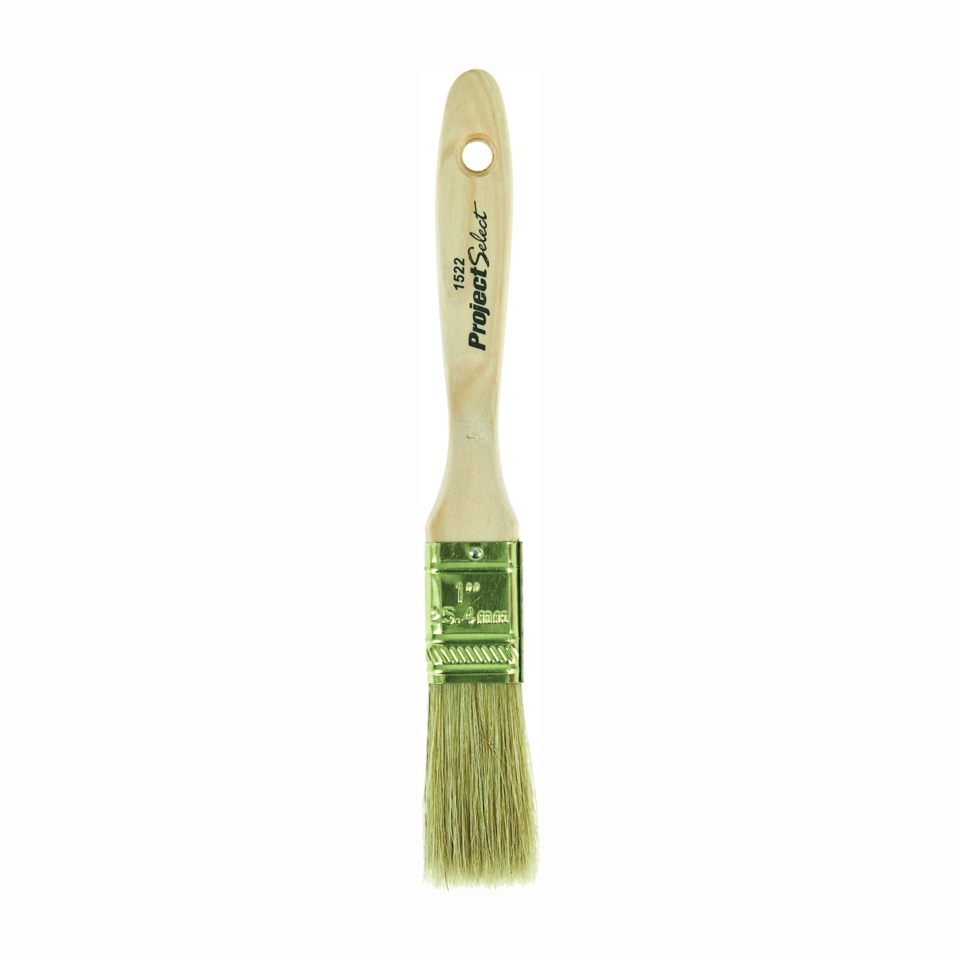 Linzer 1522-2 Paint Brush, 2 in W, 2-3/4 in L Bristle, China Bristle, Beaver Tail Handle