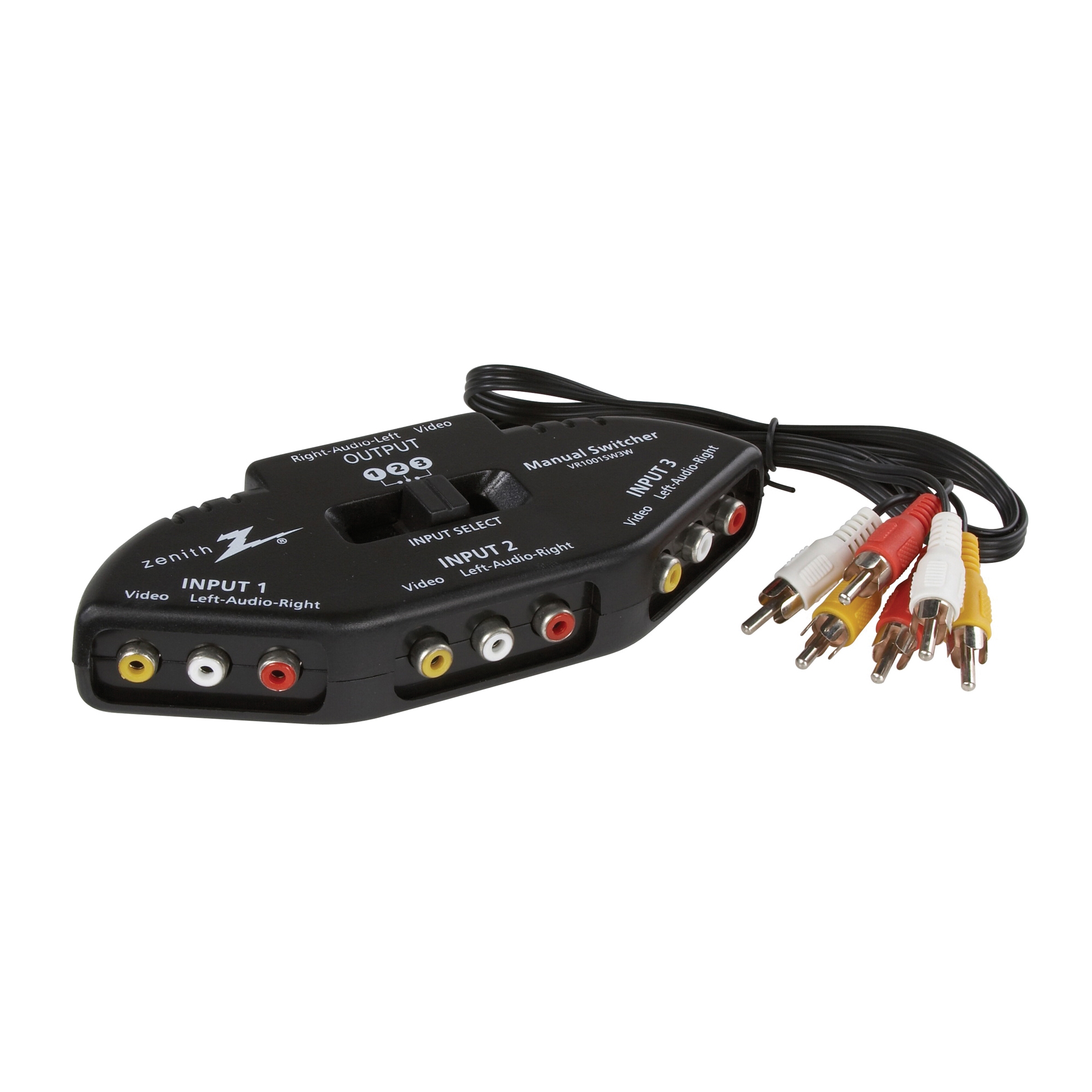 AmerTac VR1001SW3W 3-Way Manual Video Switcher - 1