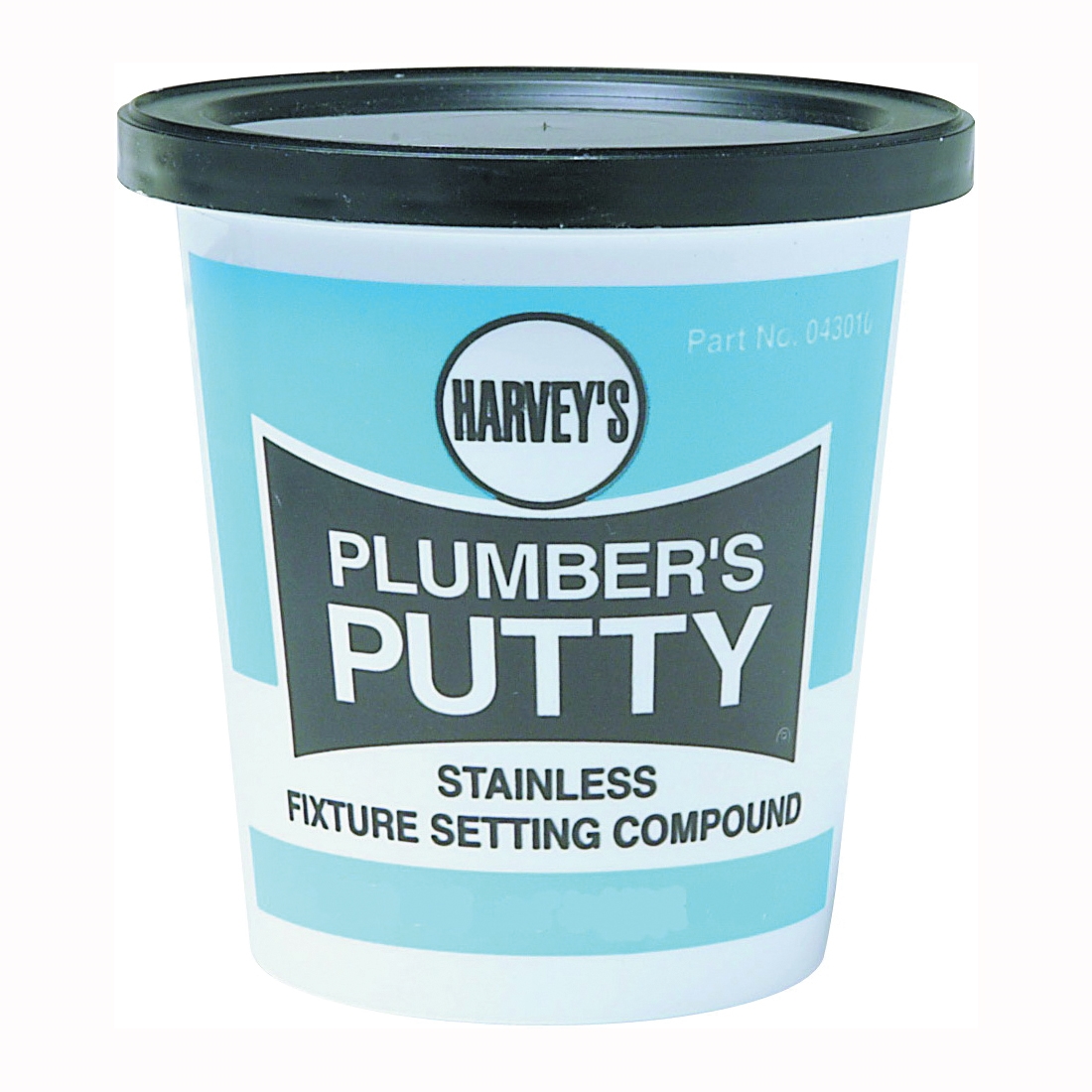 043010 Plumbers Putty, Solid, Off-White, 14 oz Can