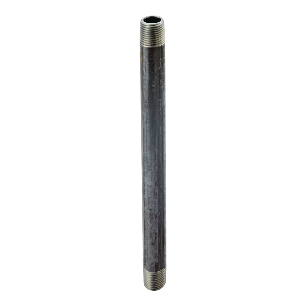 Prosource 11/2X5 Pipe Nipple, 1-1/2 in, Male, Steel, SCH 40 Schedule, 5 in L