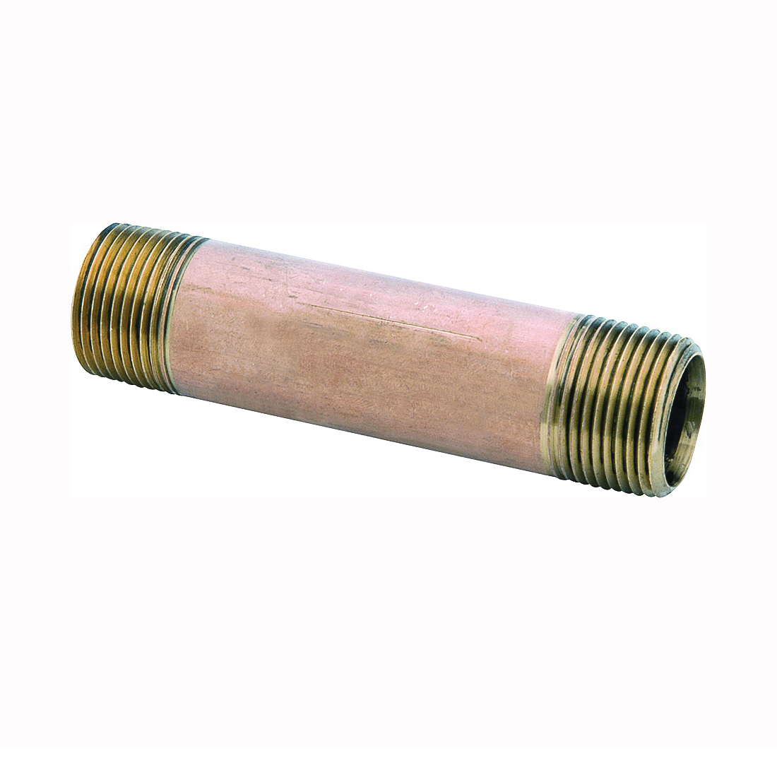 Anderson Metals 38300-1635 Pipe Nipple, 1 in, NPT, Brass, 630 psi Pressure, 3-1/2 in L - 1