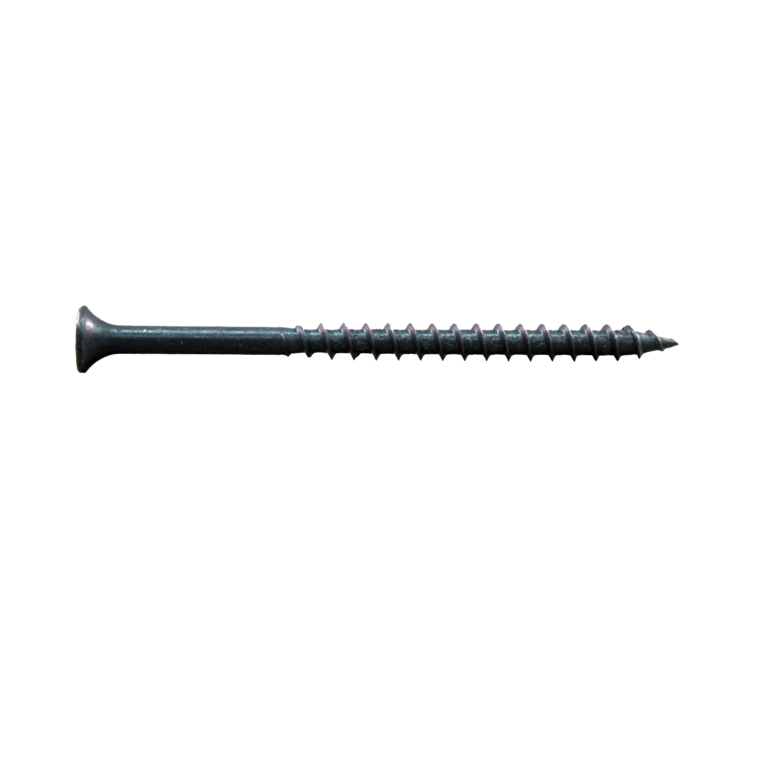 297108/0281108 Deck Screw, #6 Thread, 1-5/8 in L, T15 Drive Size, Steel, Coarse Thread, Bugle Head, Combo Drive, Sharp Point, Gray, 1 lb, Gray