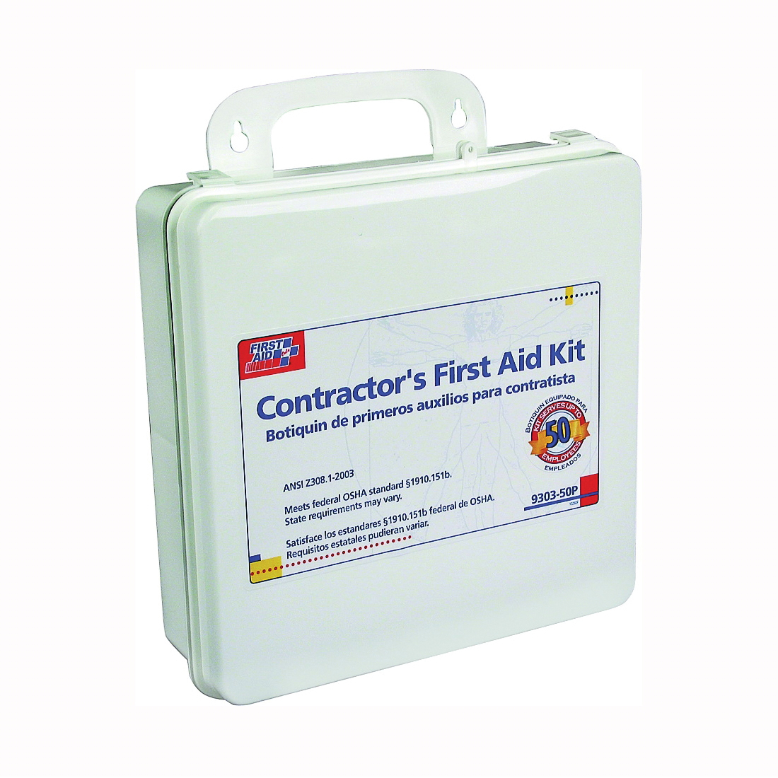 9303-50P First Aid Kit, 237-Piece, Plastic