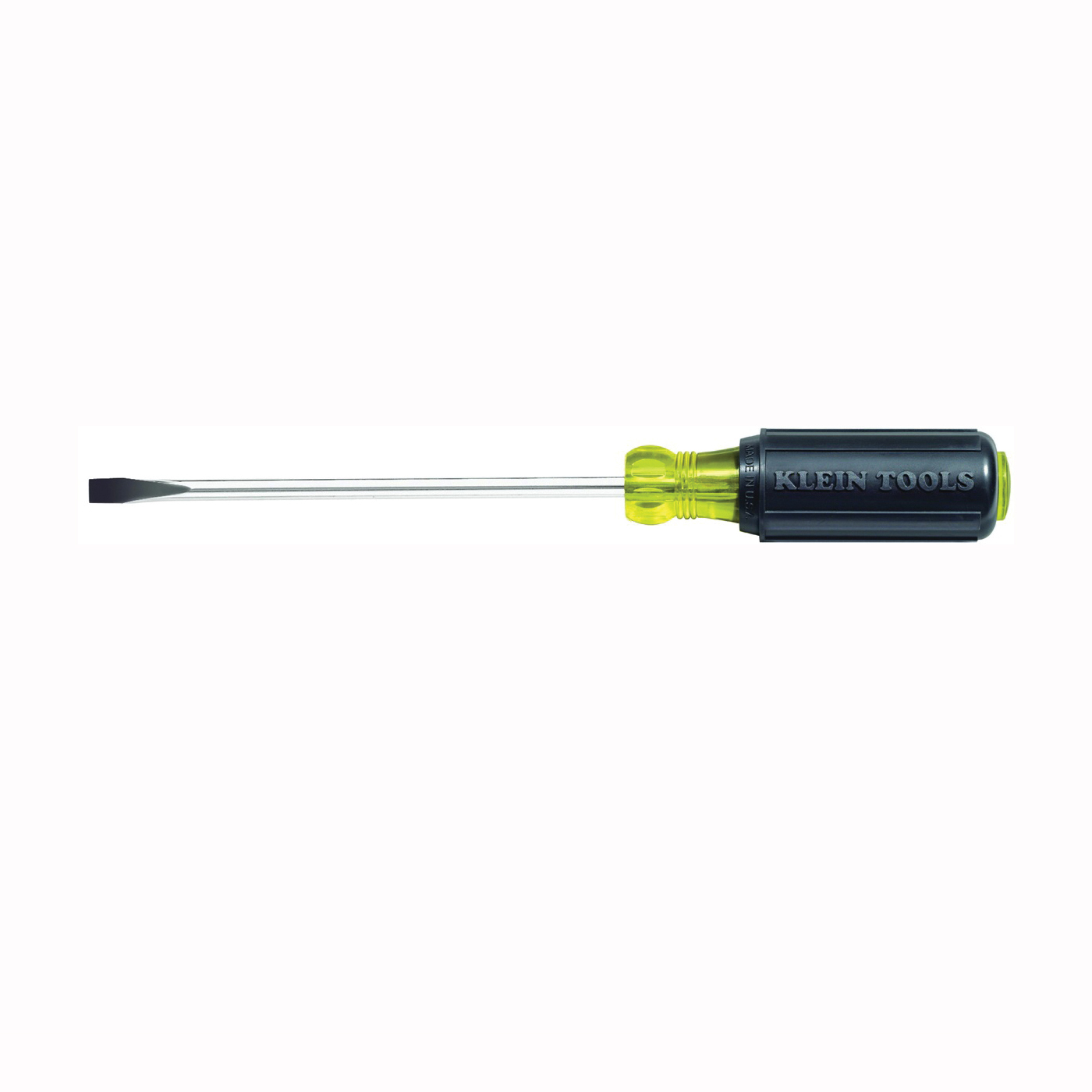 605-4 Screwdriver, 1/4 in Drive, Cabinet Drive, 8-11/32 in OAL, 4 in L Shank, Rubber Handle