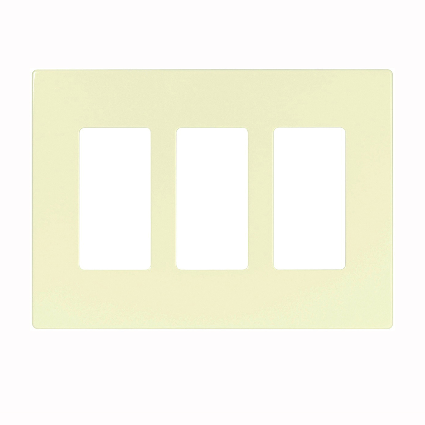 Eaton Wiring Devices Aspire 9523DS Wallplate, 4-1/2 in L, 6.37 in W, 3 -Gang, Polycarbonate, Desert Sand