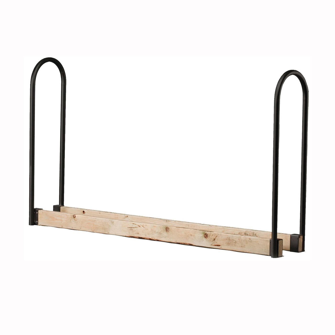 SLRA Adjustable Log Rack Kit, 13 in W, 45 in H, Steel Base, Powder-Coated, Black