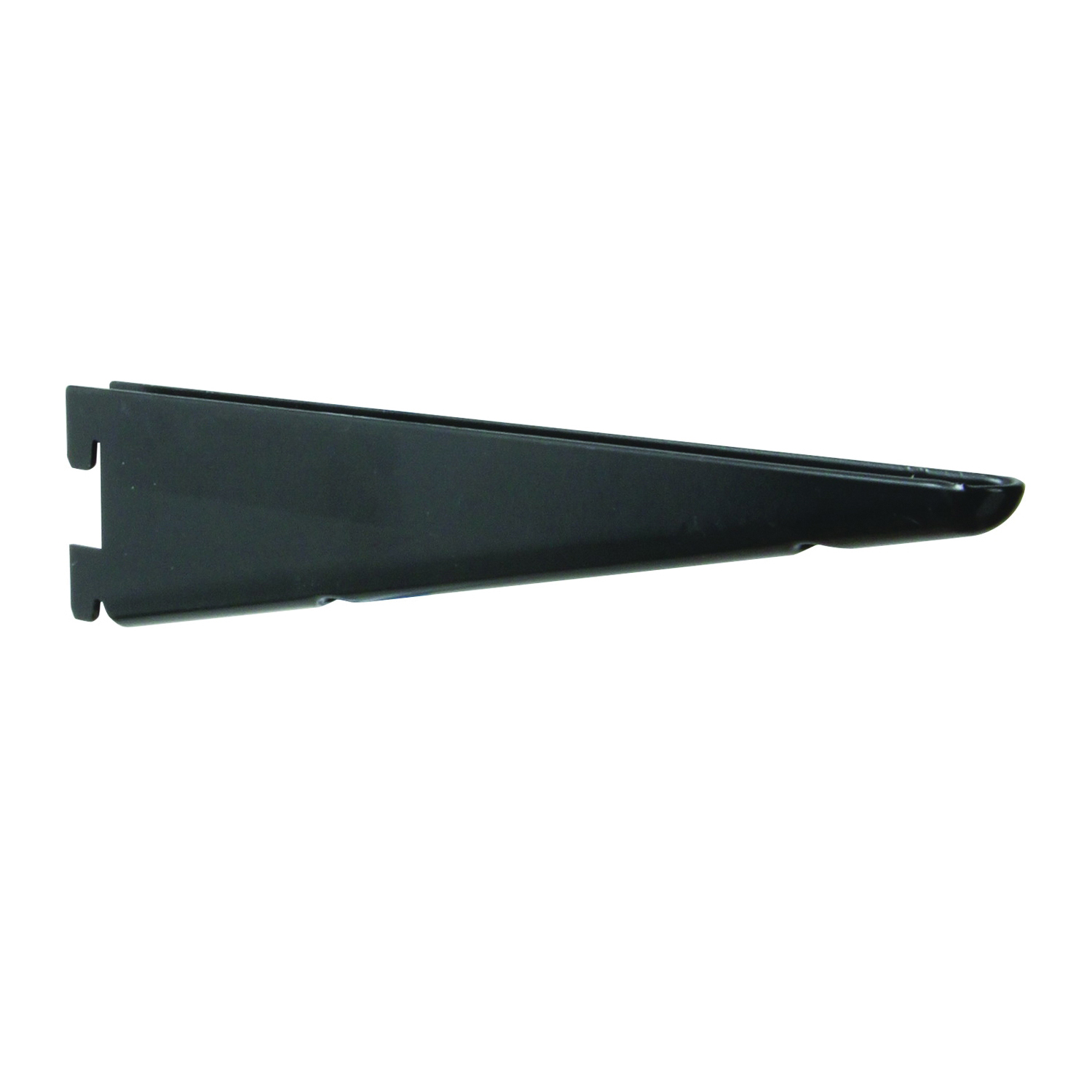 182 182 BLK 10.5 Shelf Bracket, 11.2 in L, Steel, Black