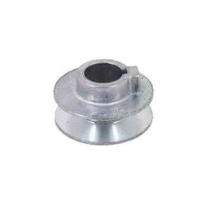 175A--3/4 V-Groove Pulley, 3/4 in Bore, 1-3/4 in OD, 1-1/2 in Dia Pitch, 1/2 in W x 11/32 in Thick Belt, Zinc