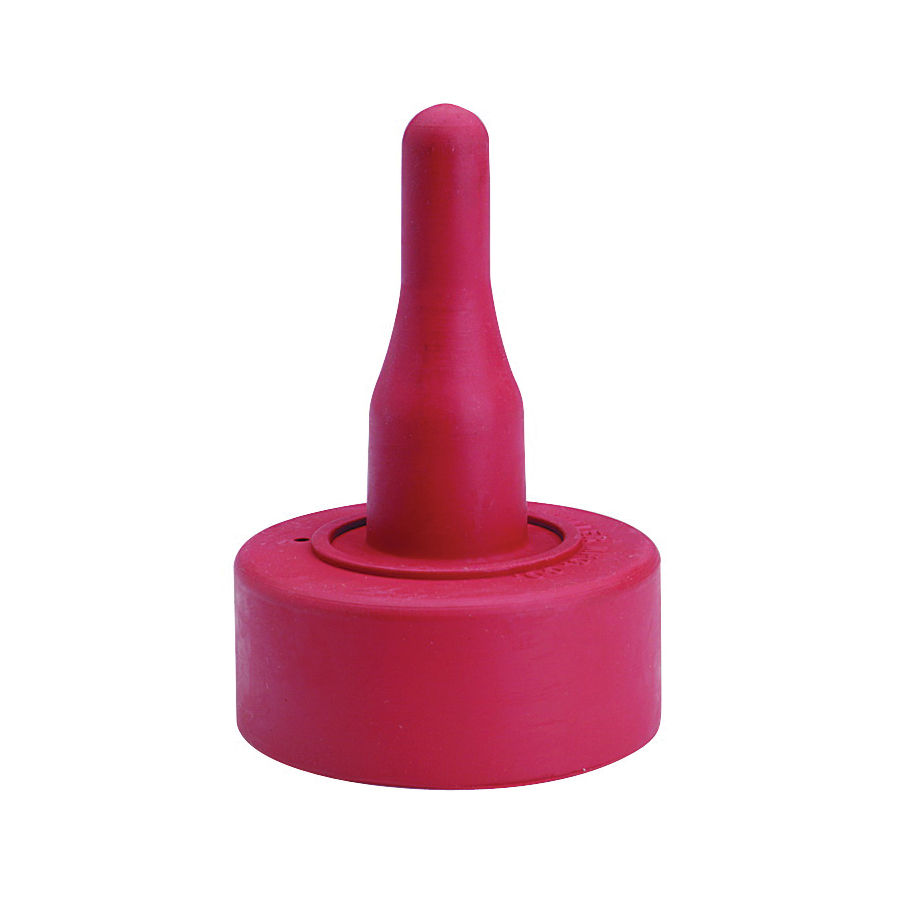 94LN Lamb Nipple, Snap-On, Rubber, Red