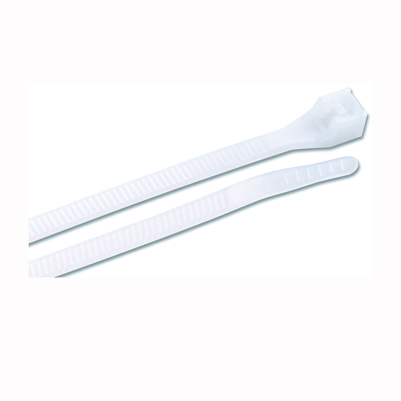 GB 46-507N 8 in. Cable Tie, Double-Lock Locking, 6/6 Nylon, Natural, 500 pk