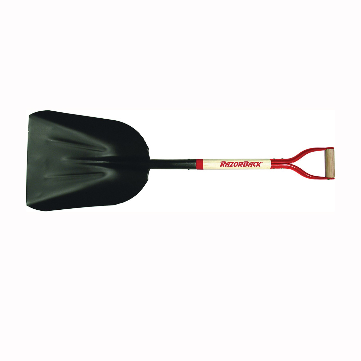 53117 Scoop Shovel, 13-7/8 in W Blade, 17 in L Blade, Steel Blade, North American Hardwood Handle