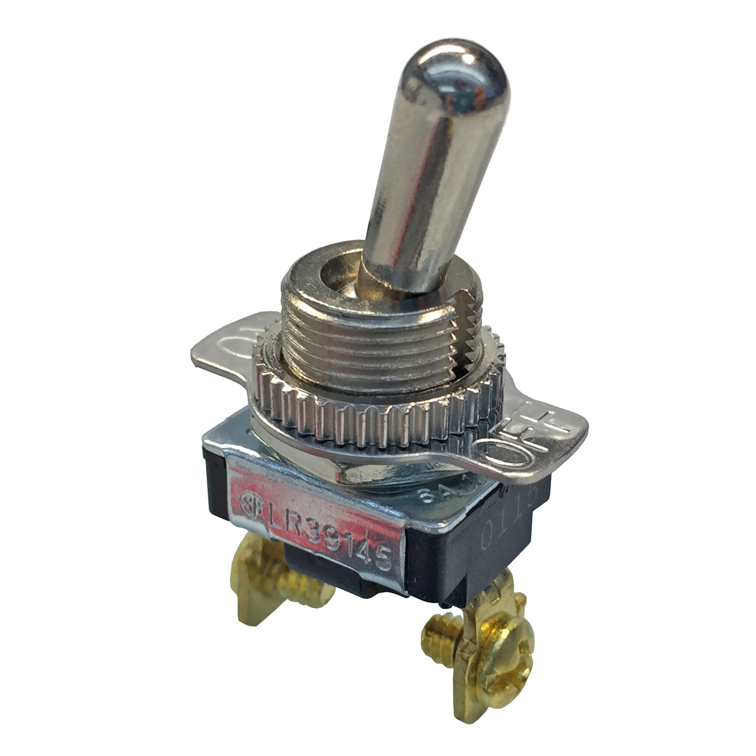 GSW-17 Toggle Switch, 120/240 VAC, SPST, Screw Terminal, Steel Housing Material