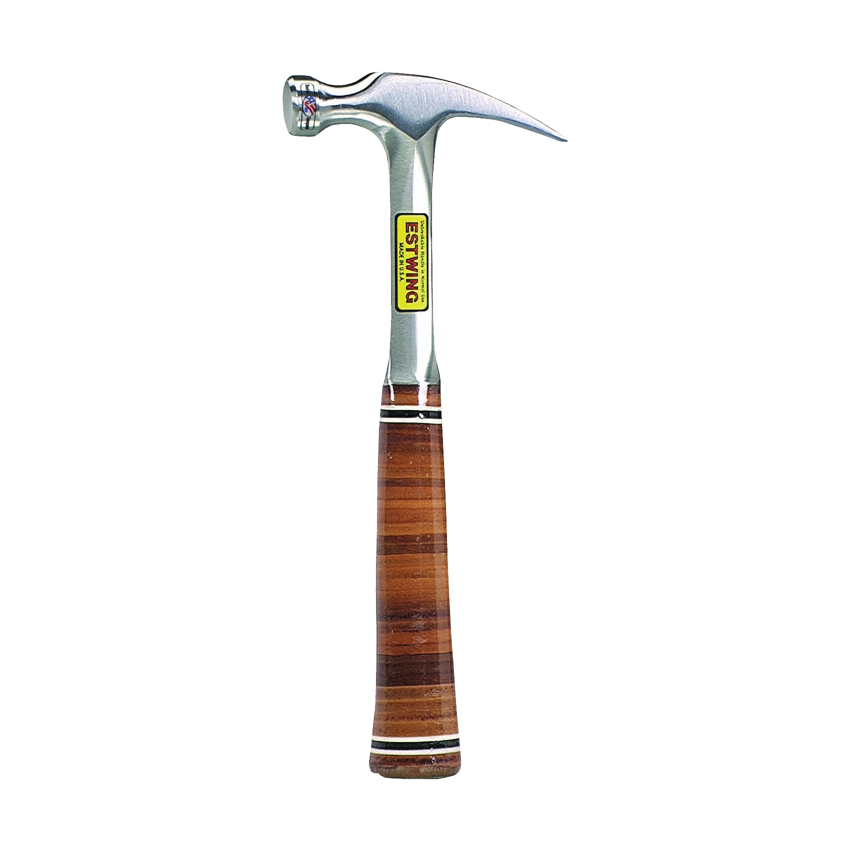 E16S Nail Hammer, 16 oz Head, Rip Claw, Smooth Head, Steel Head, 12-1/2 in OAL